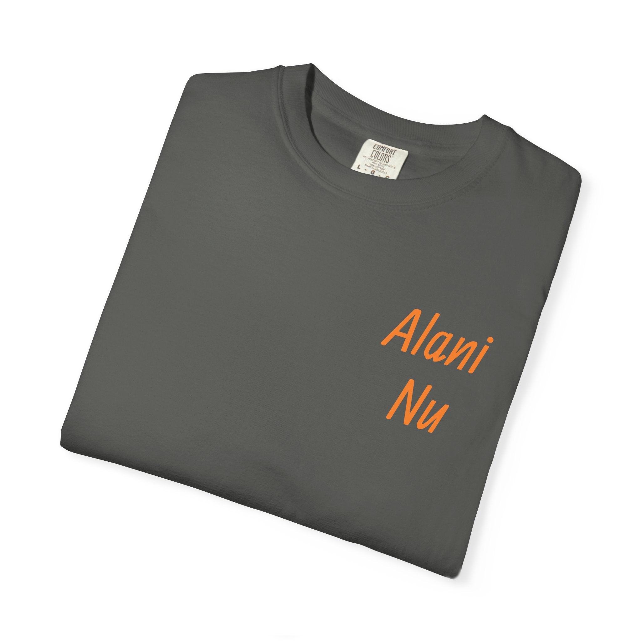 Alani Nu Beach Pop Graphic T-Shirt — Pink Flamingo, Citrus & Soda Can Design