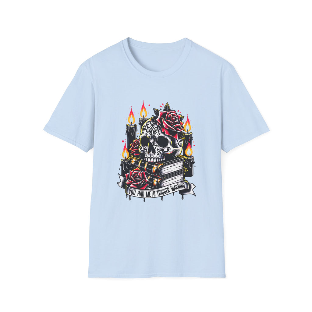 Skull & Roses Tee — 'You Had Me at Forever' Gothic Graphic T-Shirt