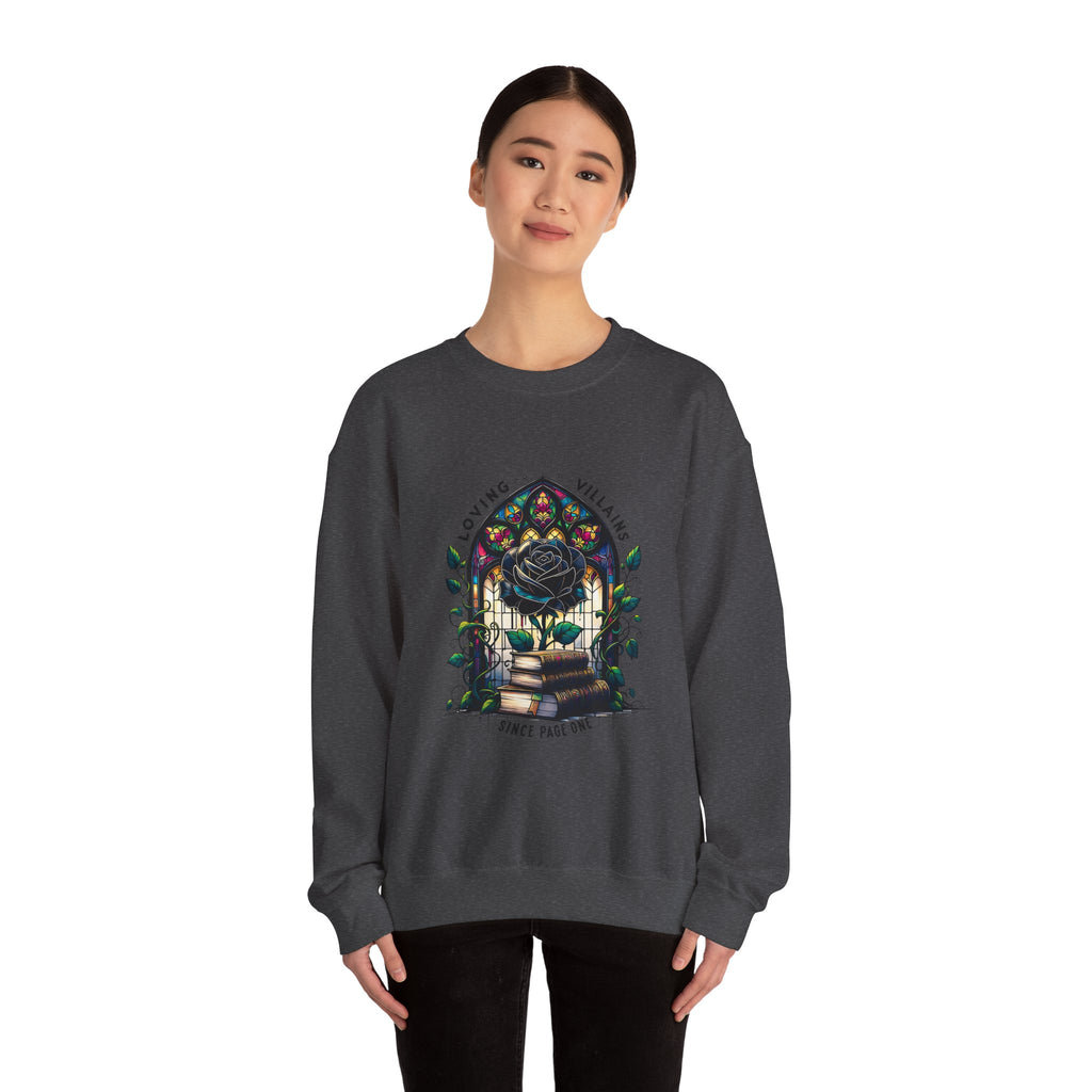 Villains Loving Rose Crewneck Sweatshirt