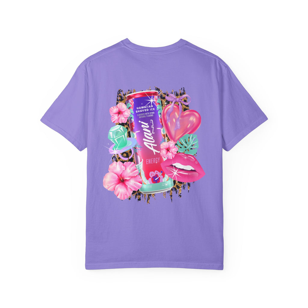 Aloha Nu Graphic T-Shirt — Tropical Hibiscus Drink Design