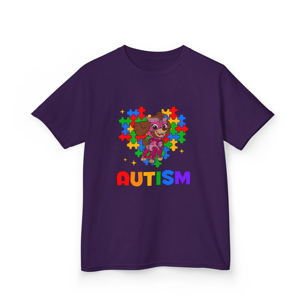 Kids Autism Puzzle Heart T-Shirt — Colorful Awareness Tee for Children