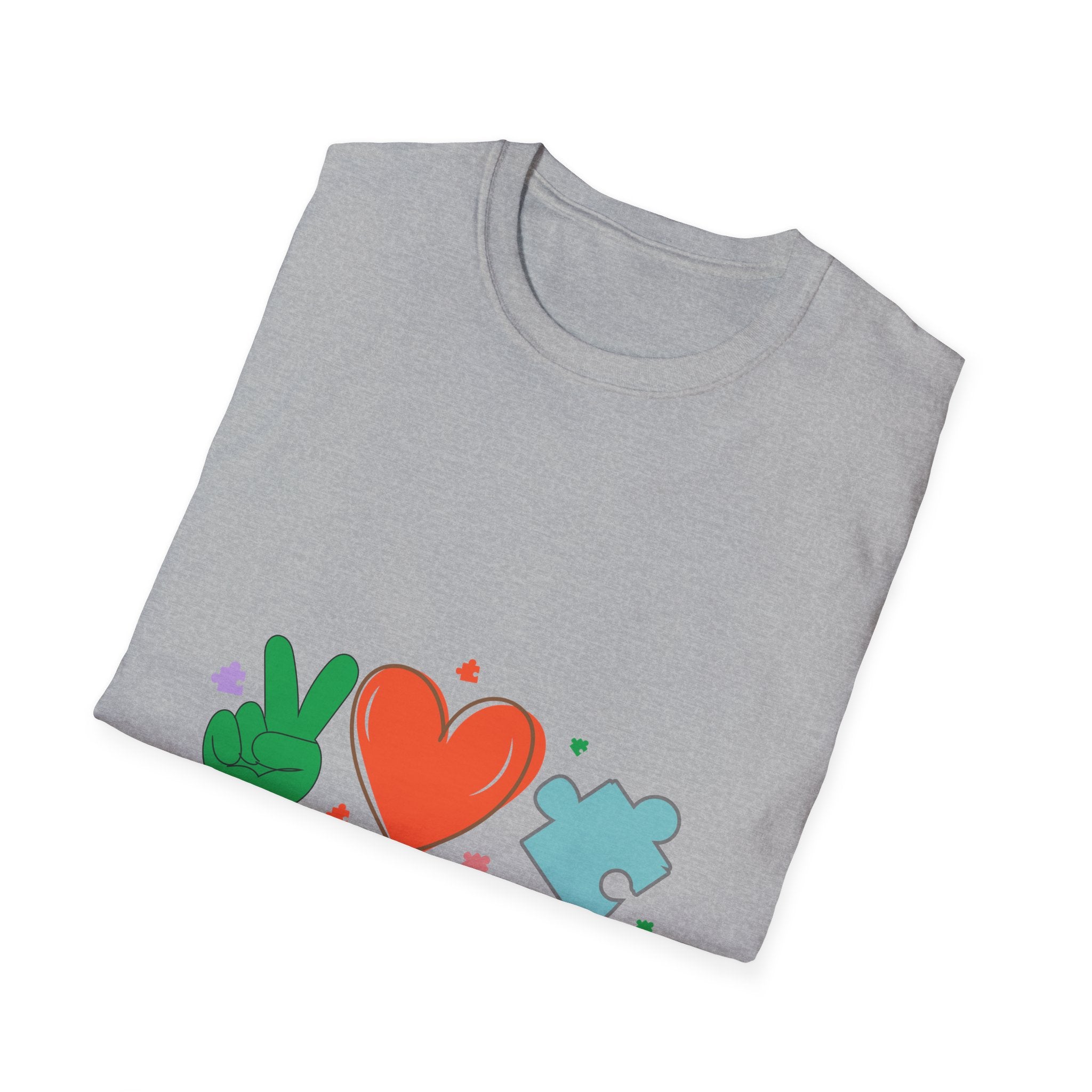 Autism Awareness T-Shirt — Peace • Love • Autism Graphic Shirt