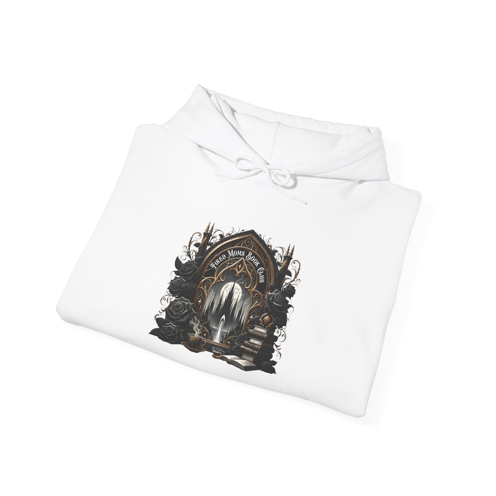 Mystic Forest Portal Hoodie — Gothic Nature Graphic Sweatshirt