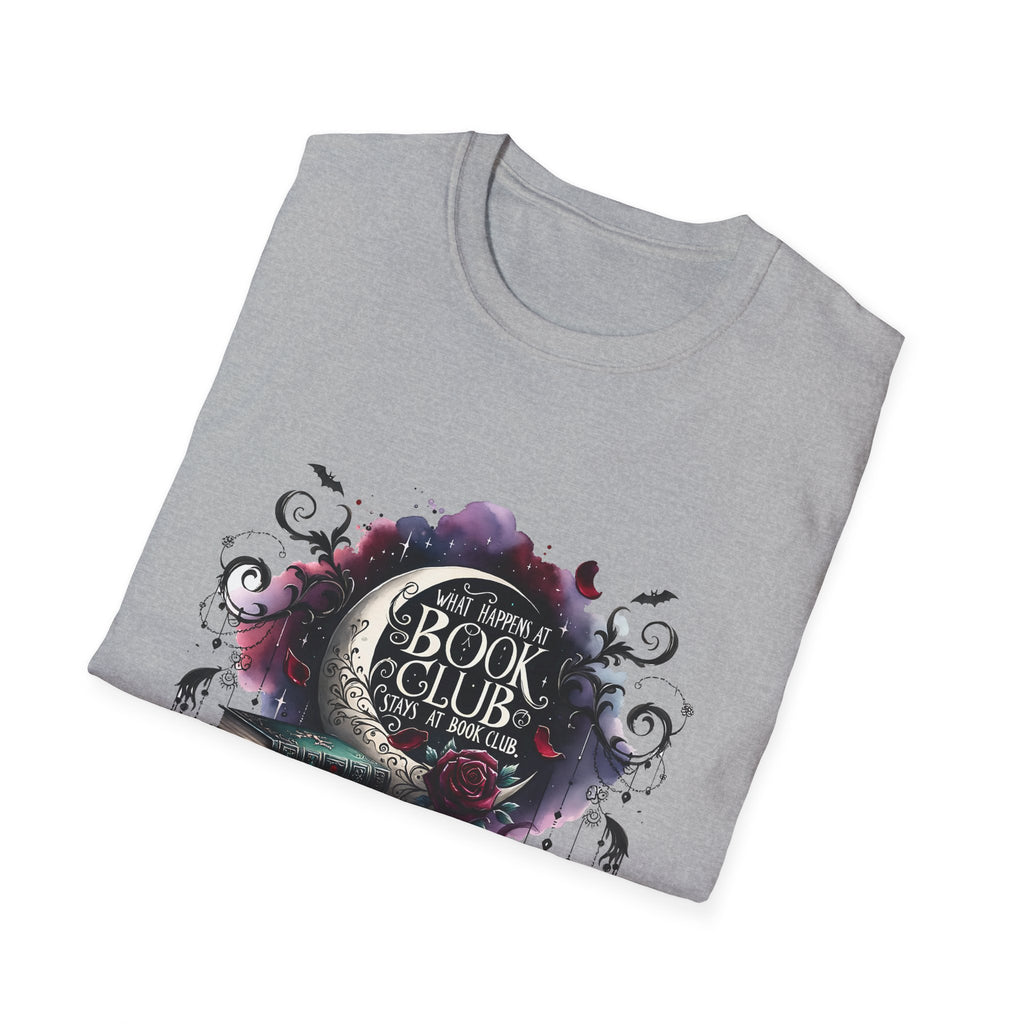 Book Club T-Shirt — Cozy Stack of Books & Tea Graphic