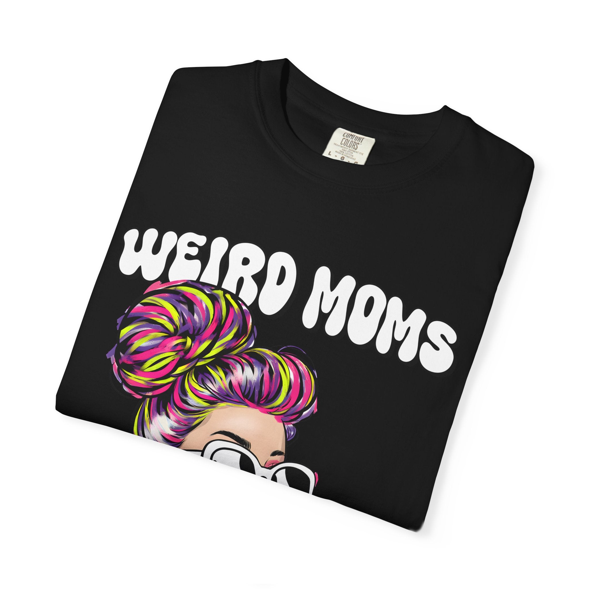Weird Moms Homeschool Graphic T-Shirt — Retro Pop Art Mom Tee