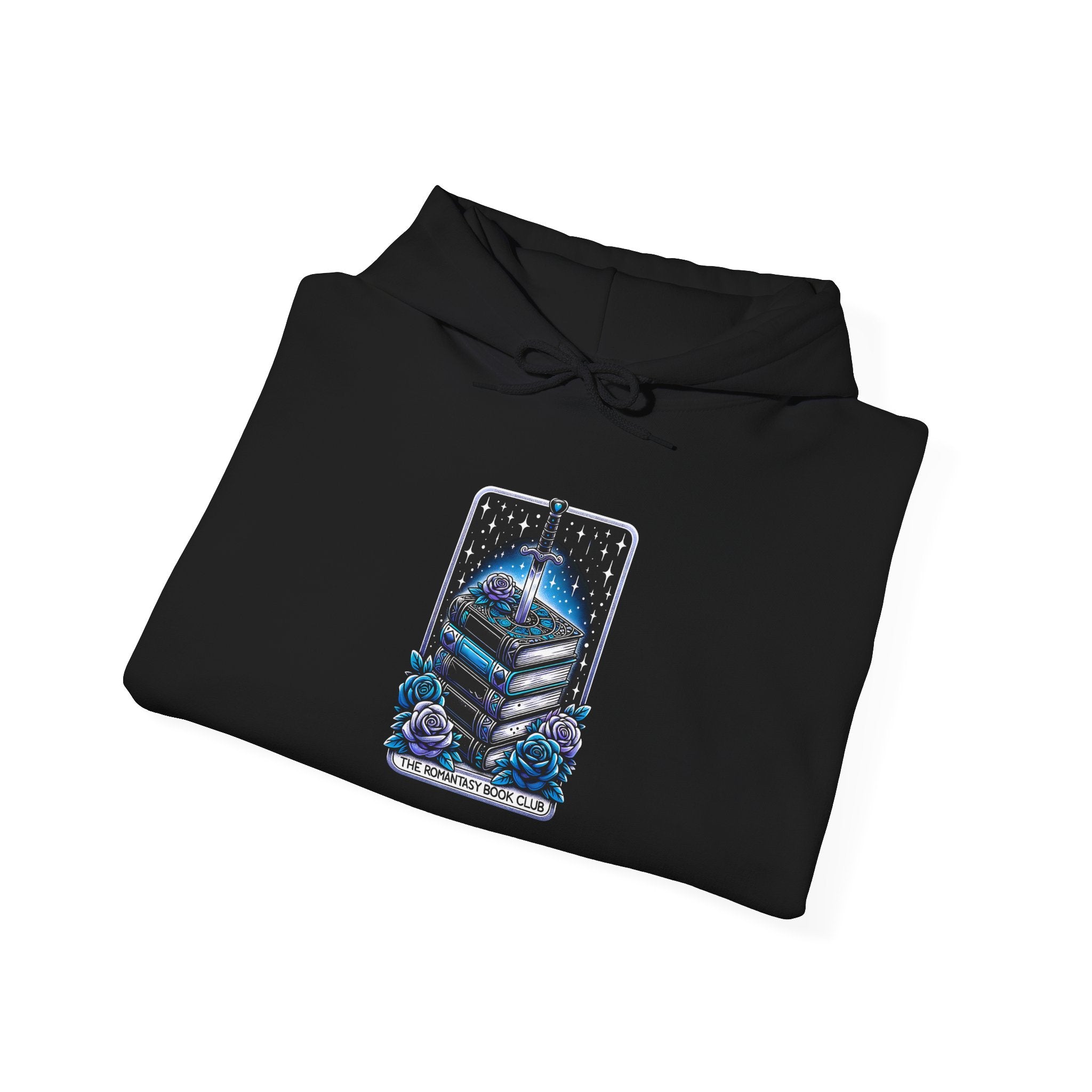 Celestial Books Hoodie — 'Read Between the Stars' Night Sky Book Lover Sweatshirt