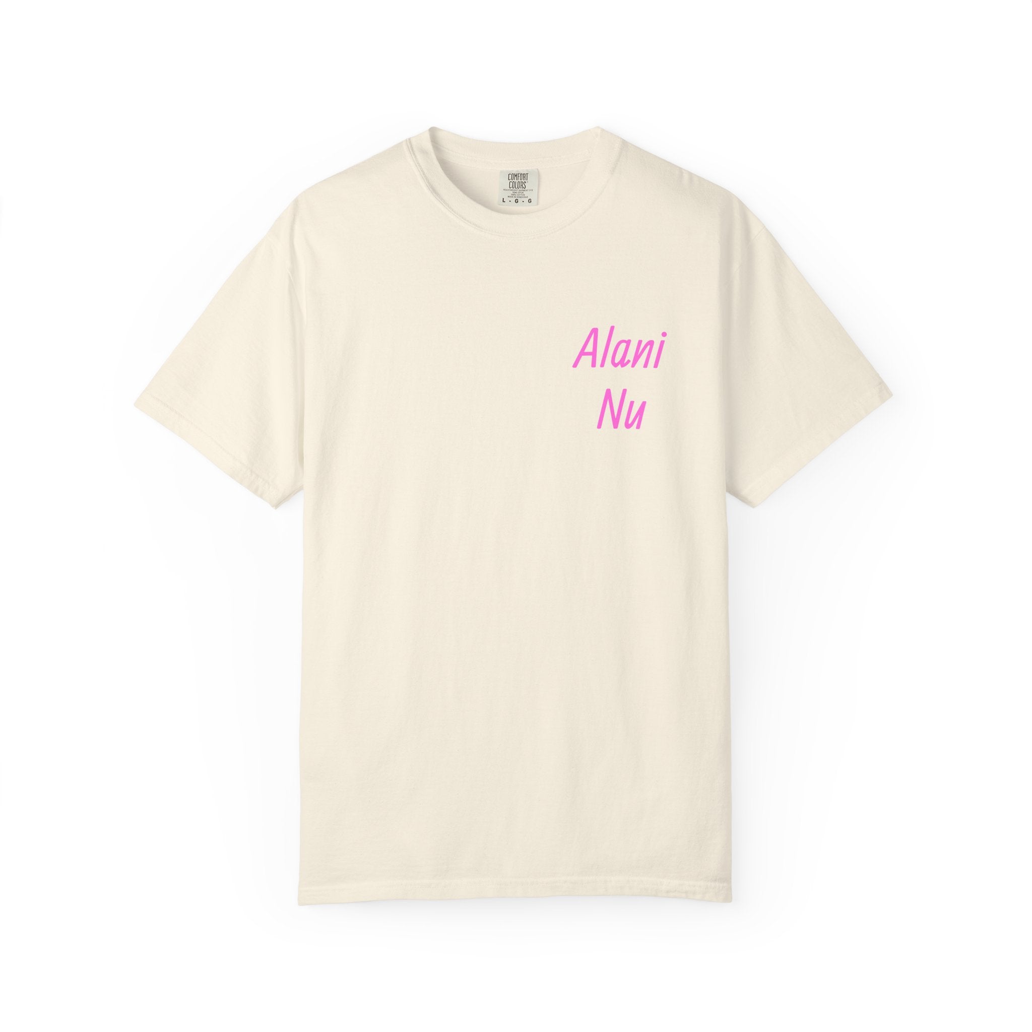 Alani Nu Graphic T-Shirt — Pink XOXO Candy & Lip Design