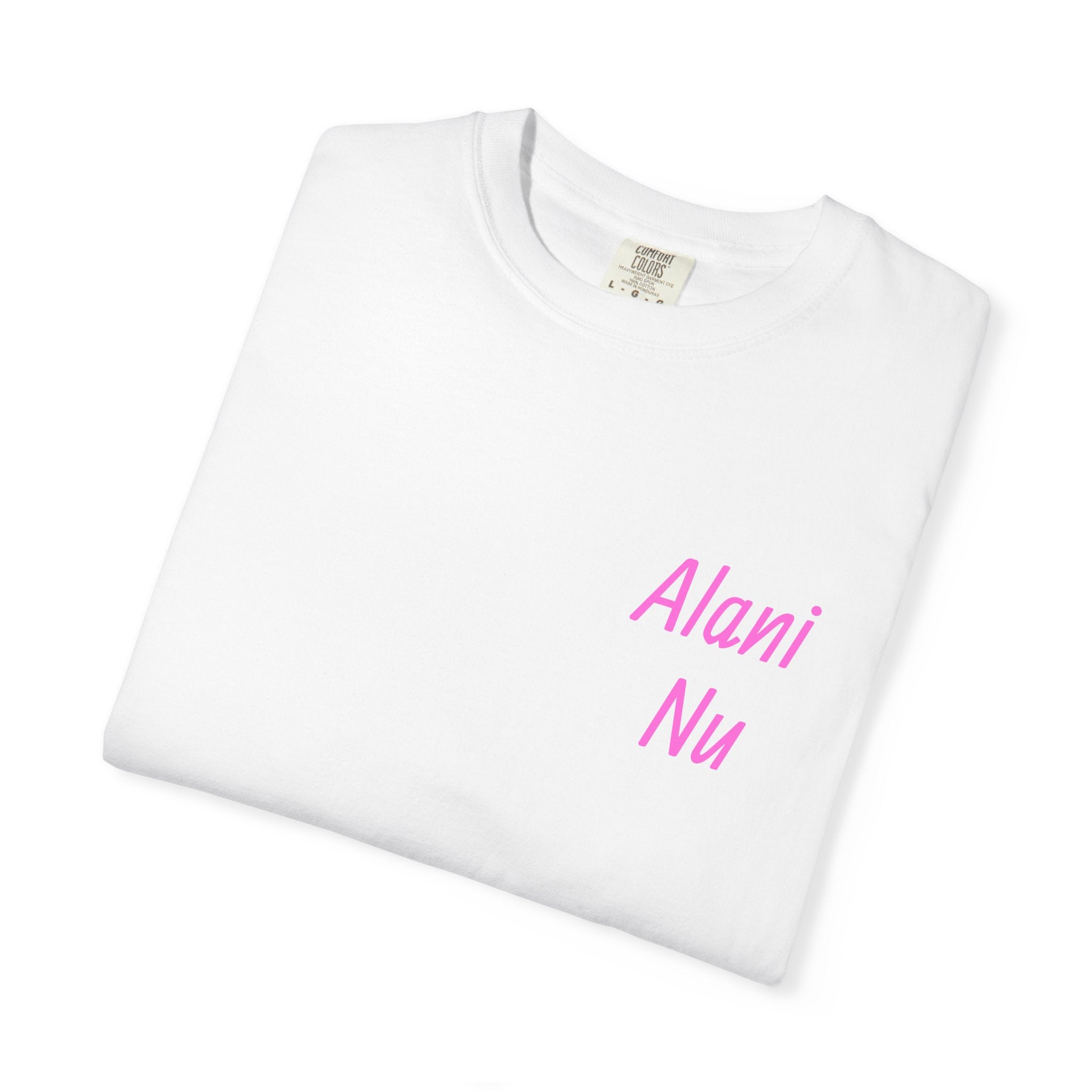Alani Nu Graphic T-Shirt — Pink XOXO Candy & Lip Design