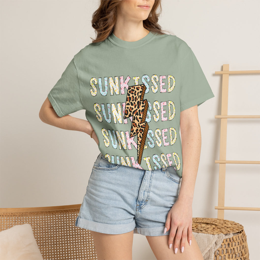 Sunkissed Leopard Bolt T-Shirt