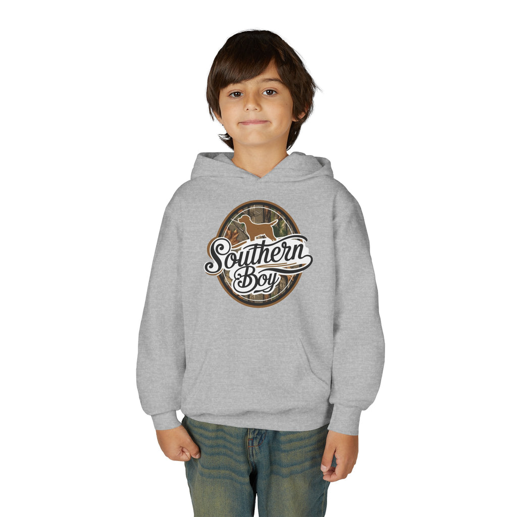 Youth Hoodie - "Southern Boy" Vintage Camo Logo