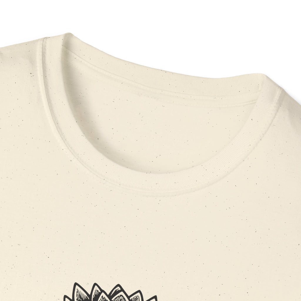 T-Shirt — "Just a Girl Who Loves Books" Floral Succulent Stack