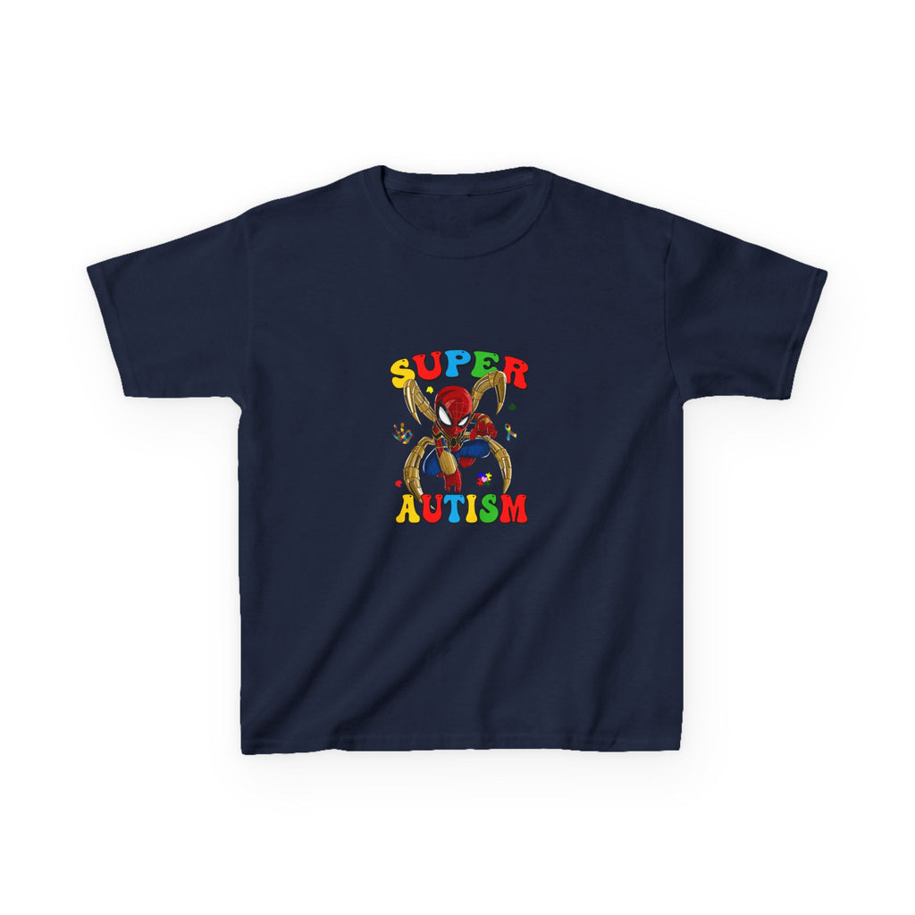 Kids T-Shirt — "Super Autism" Colorful Puzzle Bunny Tee