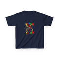 Kids T-Shirt — "Super Autism" Colorful Puzzle Bunny Tee