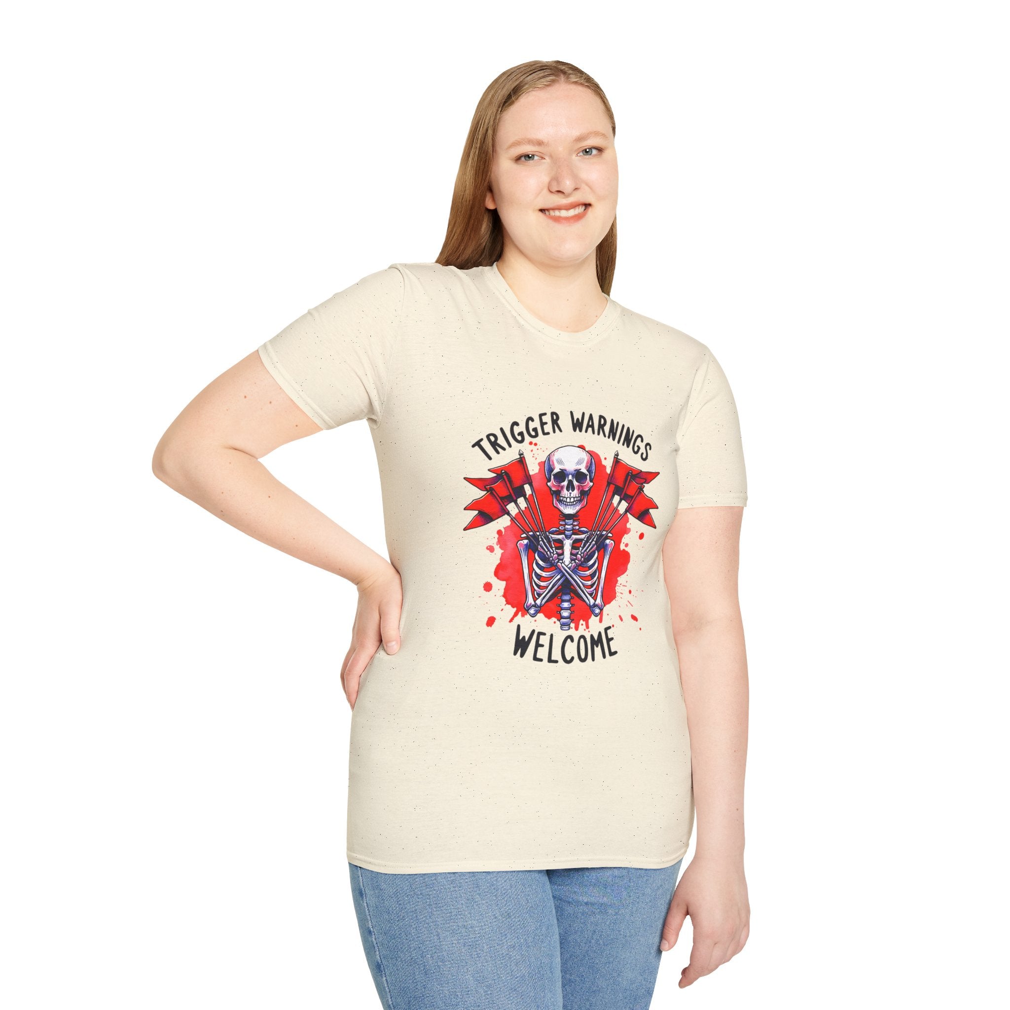 Trigger Warnings Welcome Skeleton T-Shirt