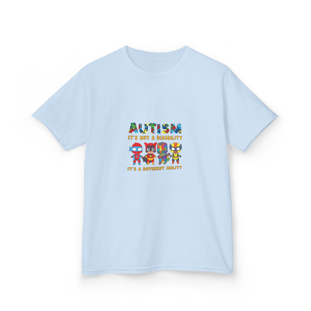 Autism It's Not A Disability Kids T-Shirt — Colorful Neurodiversity Awareness Tee