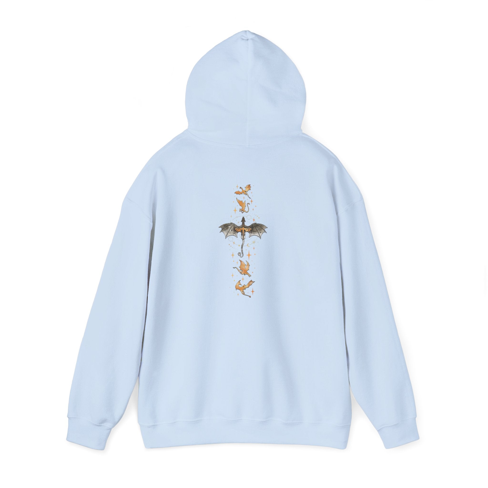 Bookish Bat Hoodie — Vintage Flying Books Graphic Pullover