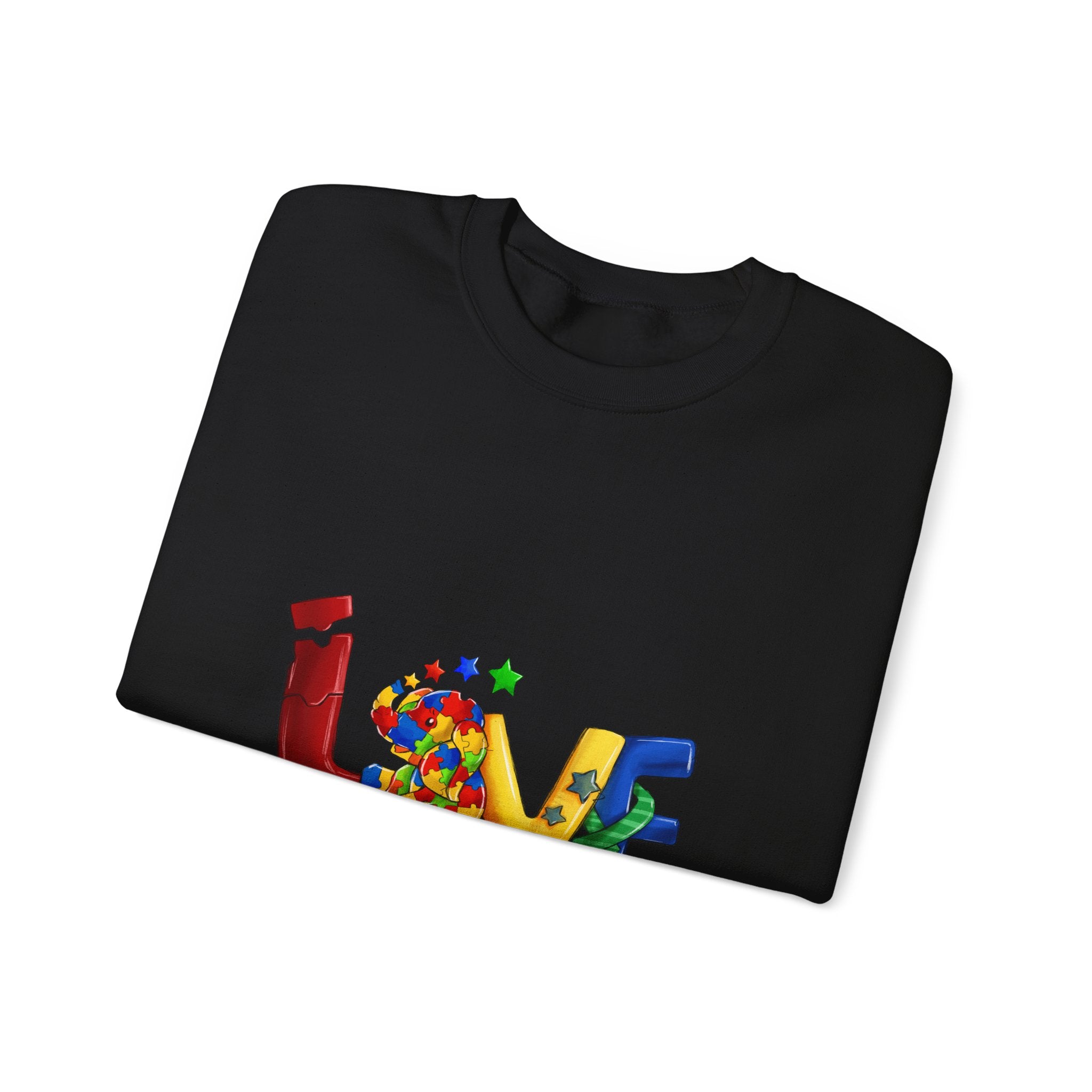 Love Needs No Labels Sweatshirt — Rainbow Pride Crewneck