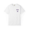 Graphic T-Shirt — 'Alani Nu' Collage Back Print, Retro Floral & Lip Art Tee