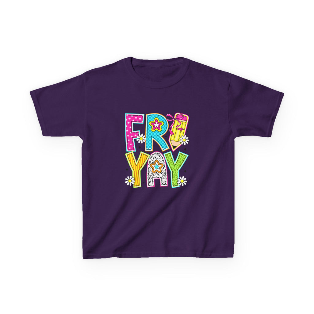 Kids "Fri-Yay" Colorful Celebration Tee