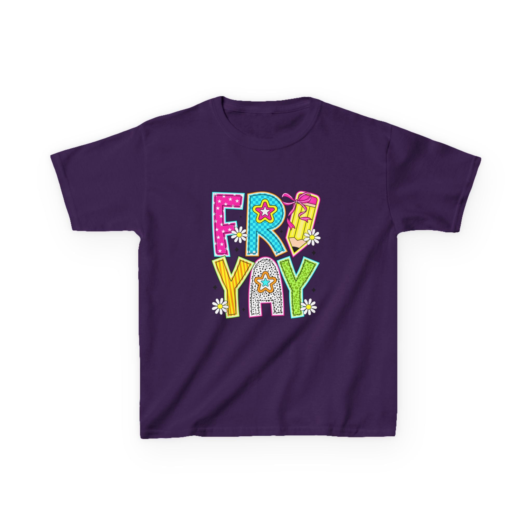 Kids "Fri-Yay" Colorful Celebration Tee