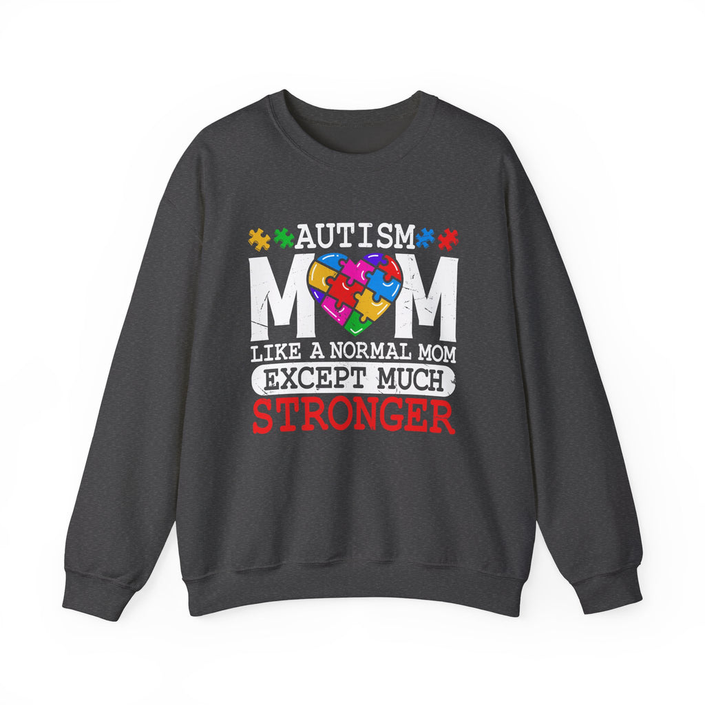 Autism Puzzle Heart Sweatshirt — STRONGER Support Crewneck