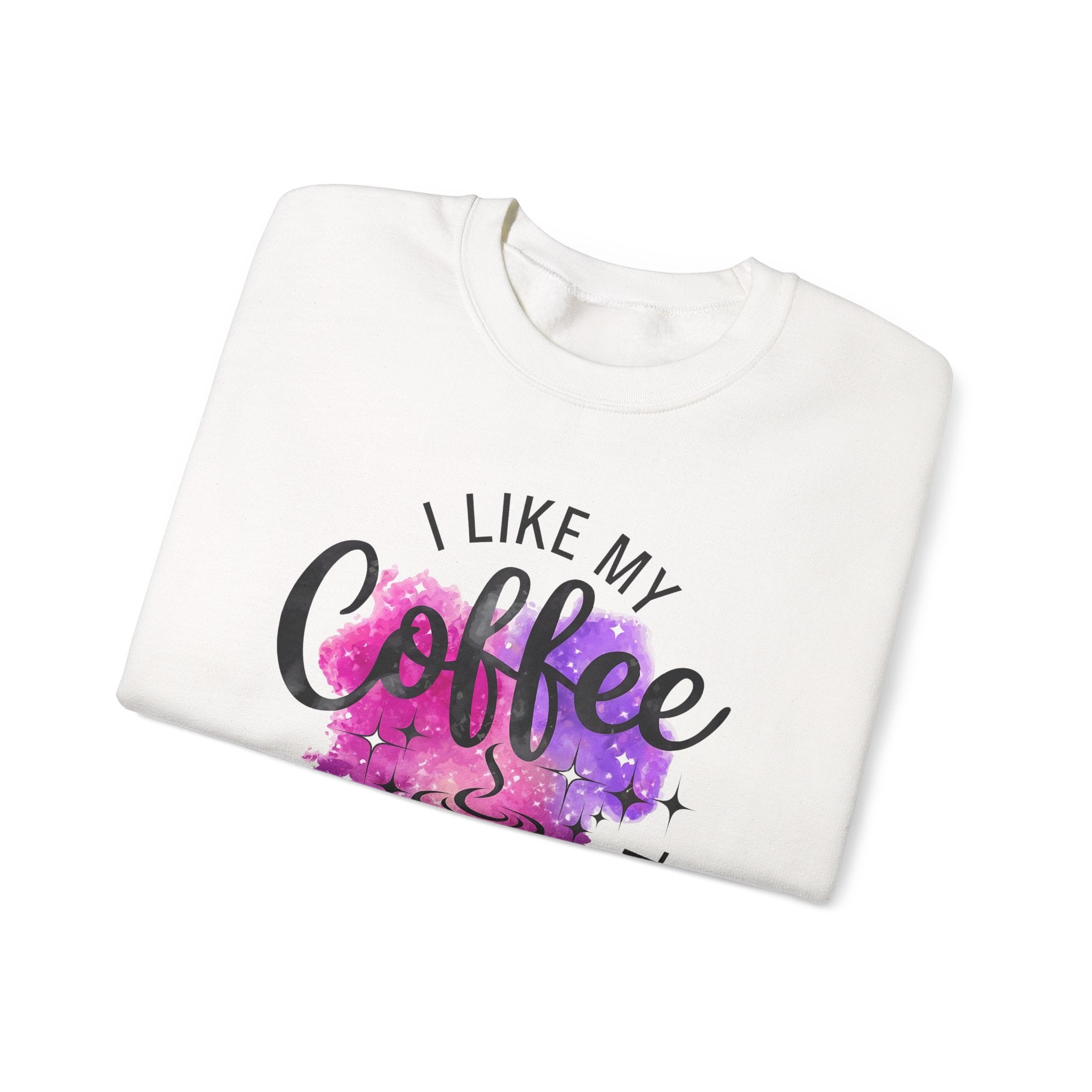 Coffee Sweatshirt — "I Like My Coffee Black as My Soul" Crewneck