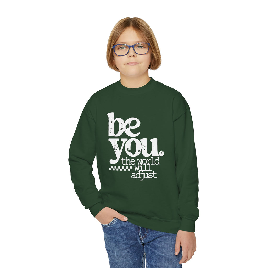 Youth Crewneck Sweatshirt — Classic White Kids Pullover