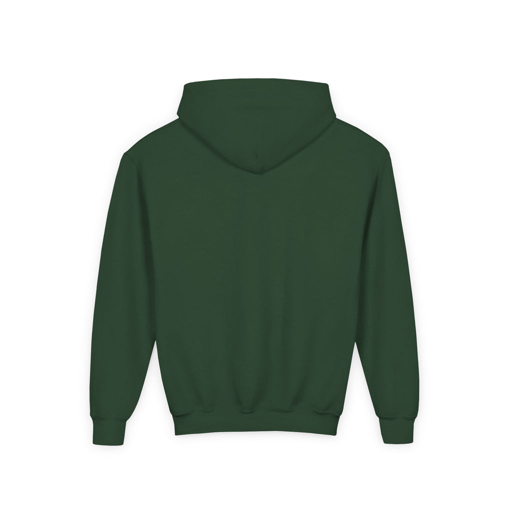 Youth Camo Baseball Crest Hoodie – Camouflage Bat & Home Plate Graphic