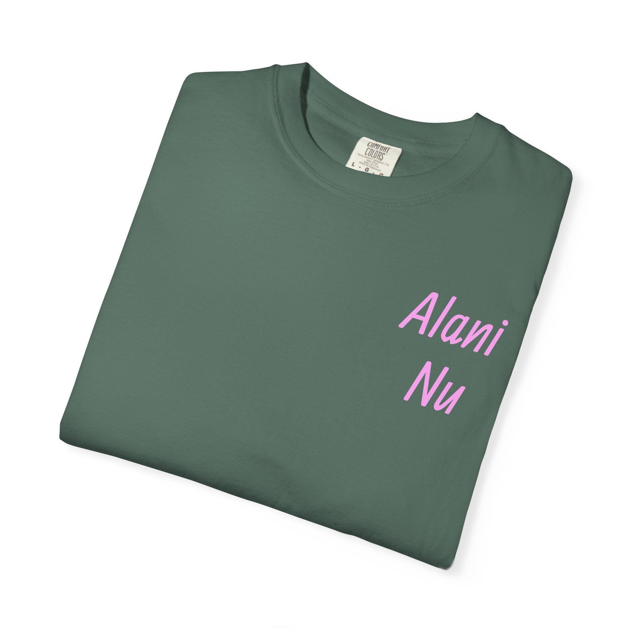 Graphic T-Shirt — Pastel 'Good Vibes' Disco Design (Alami Nu)