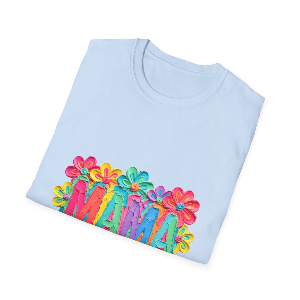 Mama Floral T-Shirt — Colorful Flower Mom Shirt for Mother's Day