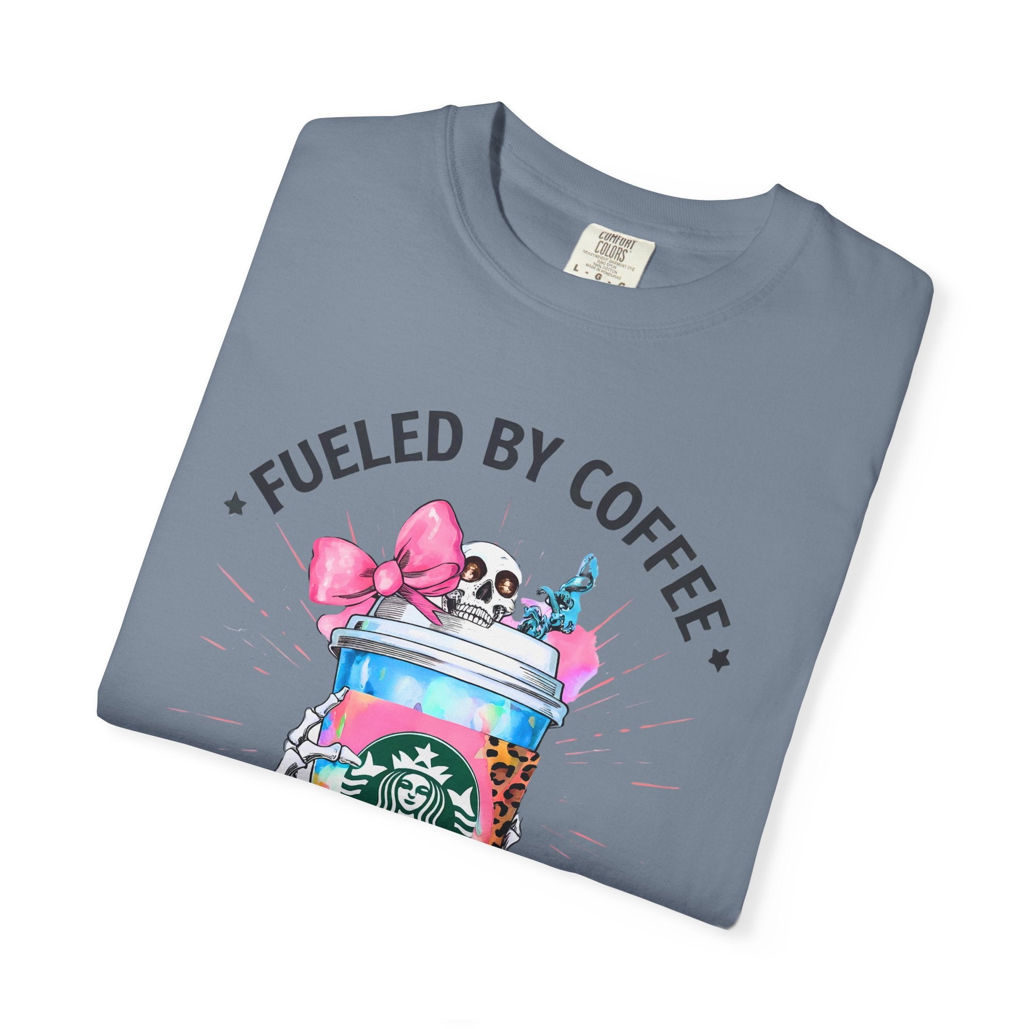 Fueled by Coffee and Ambition Graphic T-Shirt