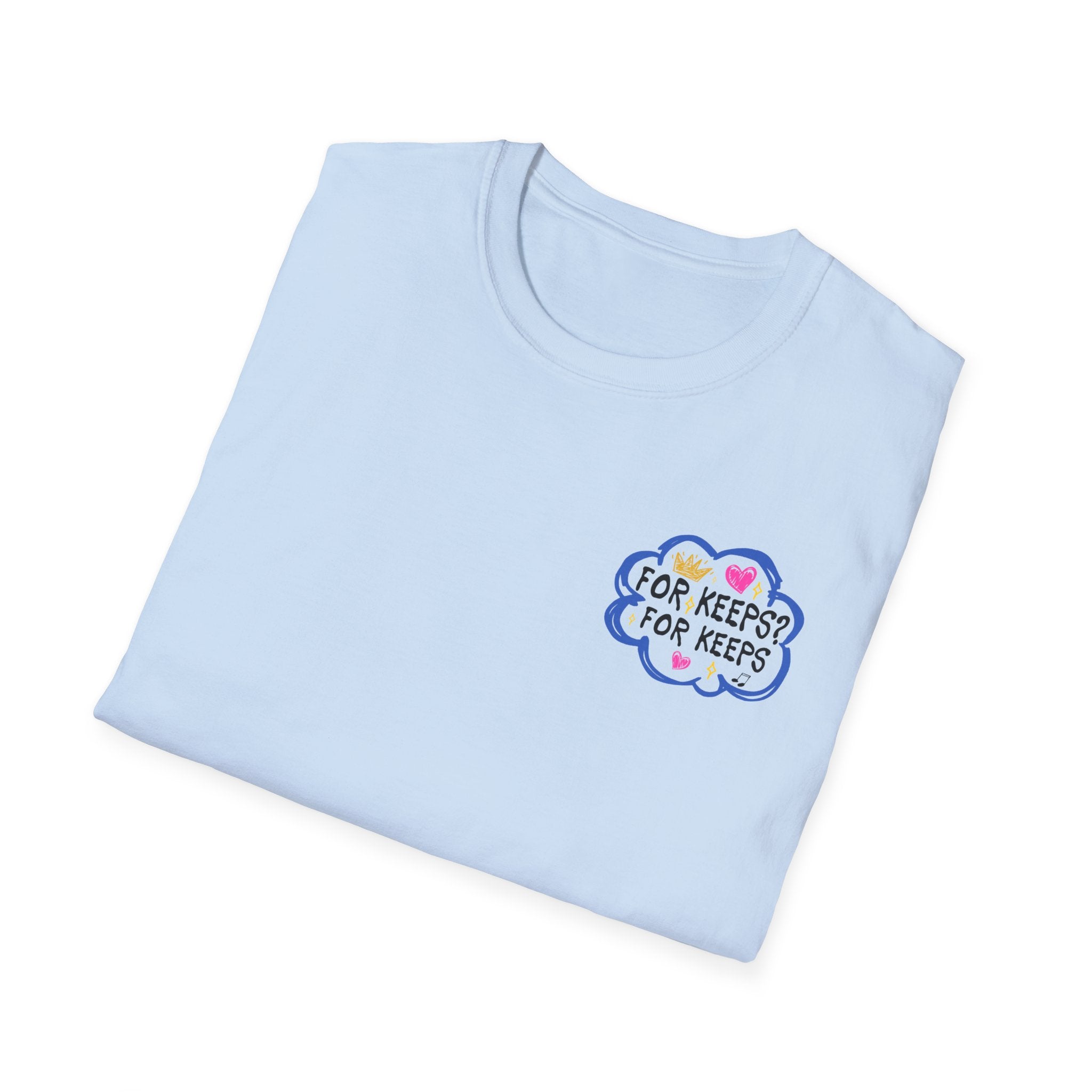 Crew Tee — 'For Keeps' Doodle Art Signature T-Shirt