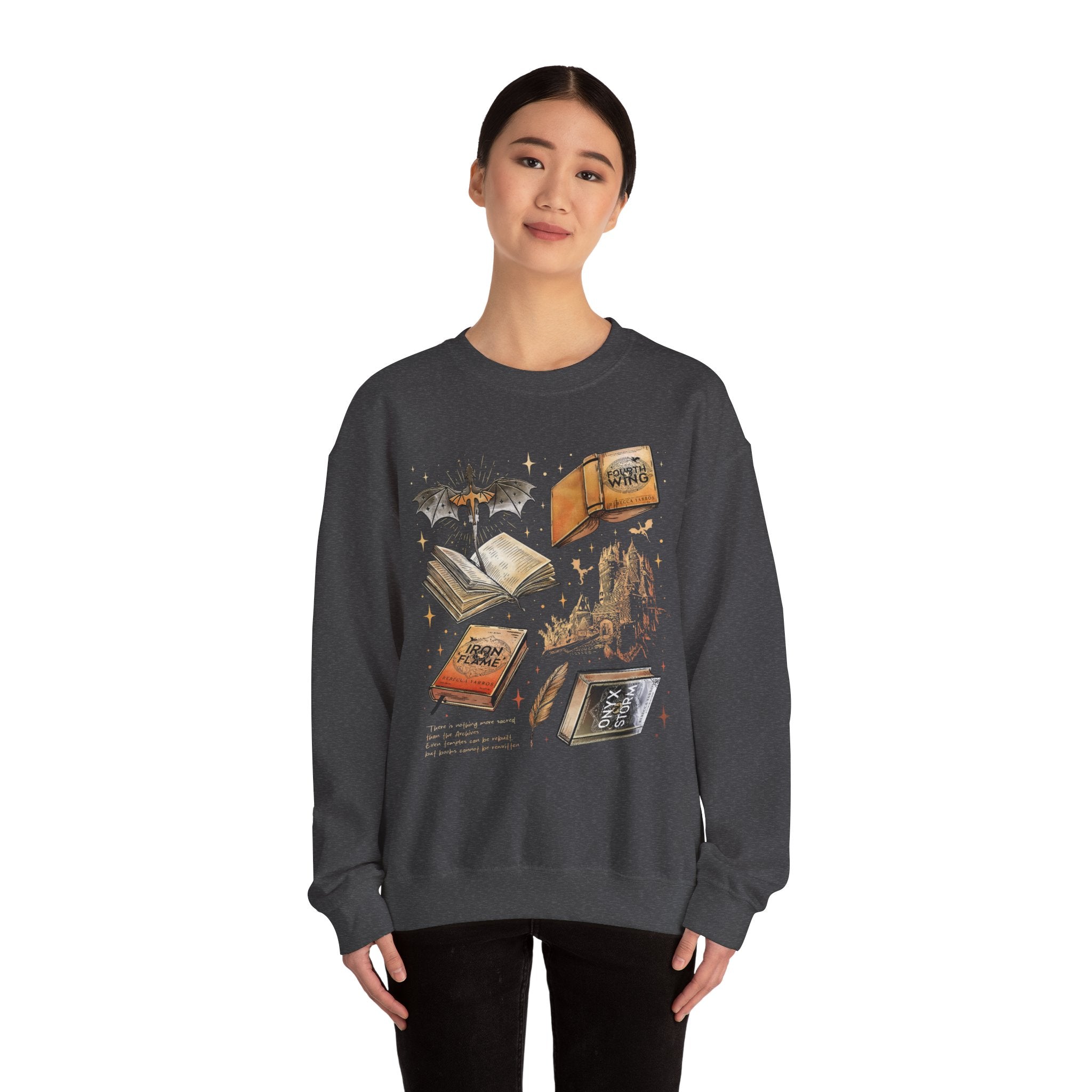 Bookish Dragon Crewneck Sweatshirt