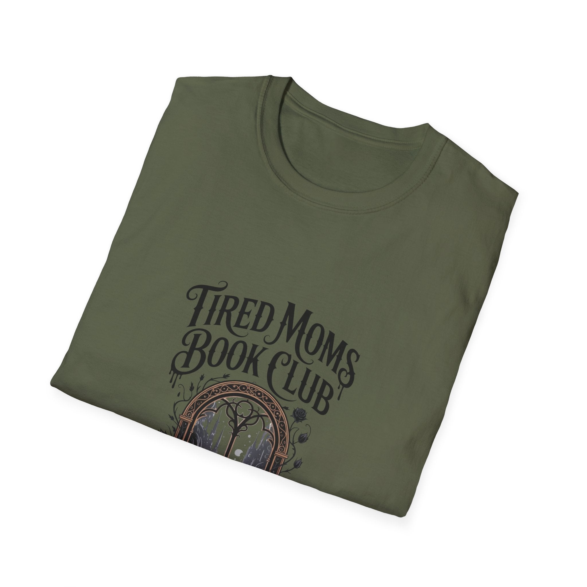 Tired Moms Book Club T-Shirt — Cozy Reading Tee for Book-Loving Moms