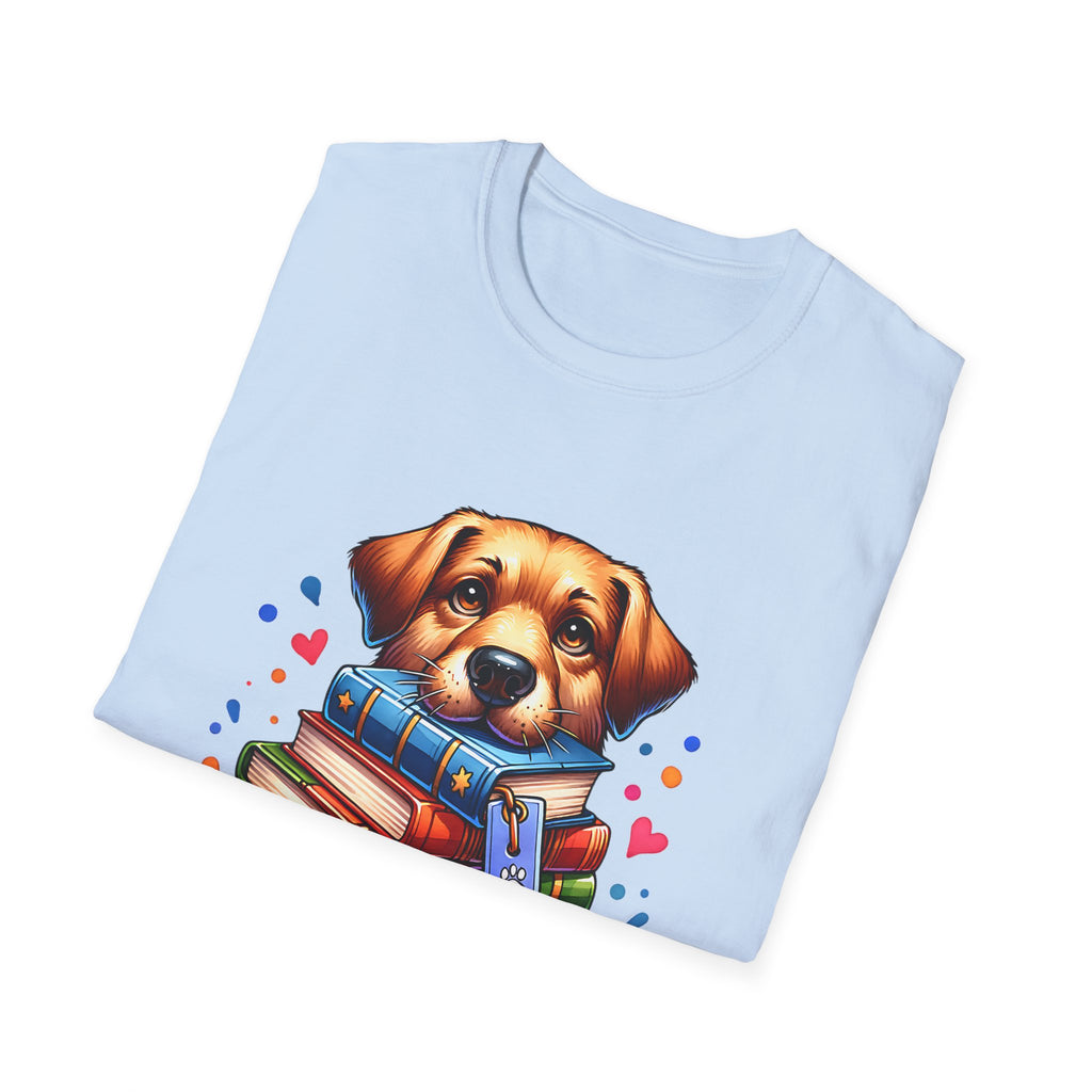 Dog Ate My Homework T-Shirt — Cute Puppy Book Lover Tee