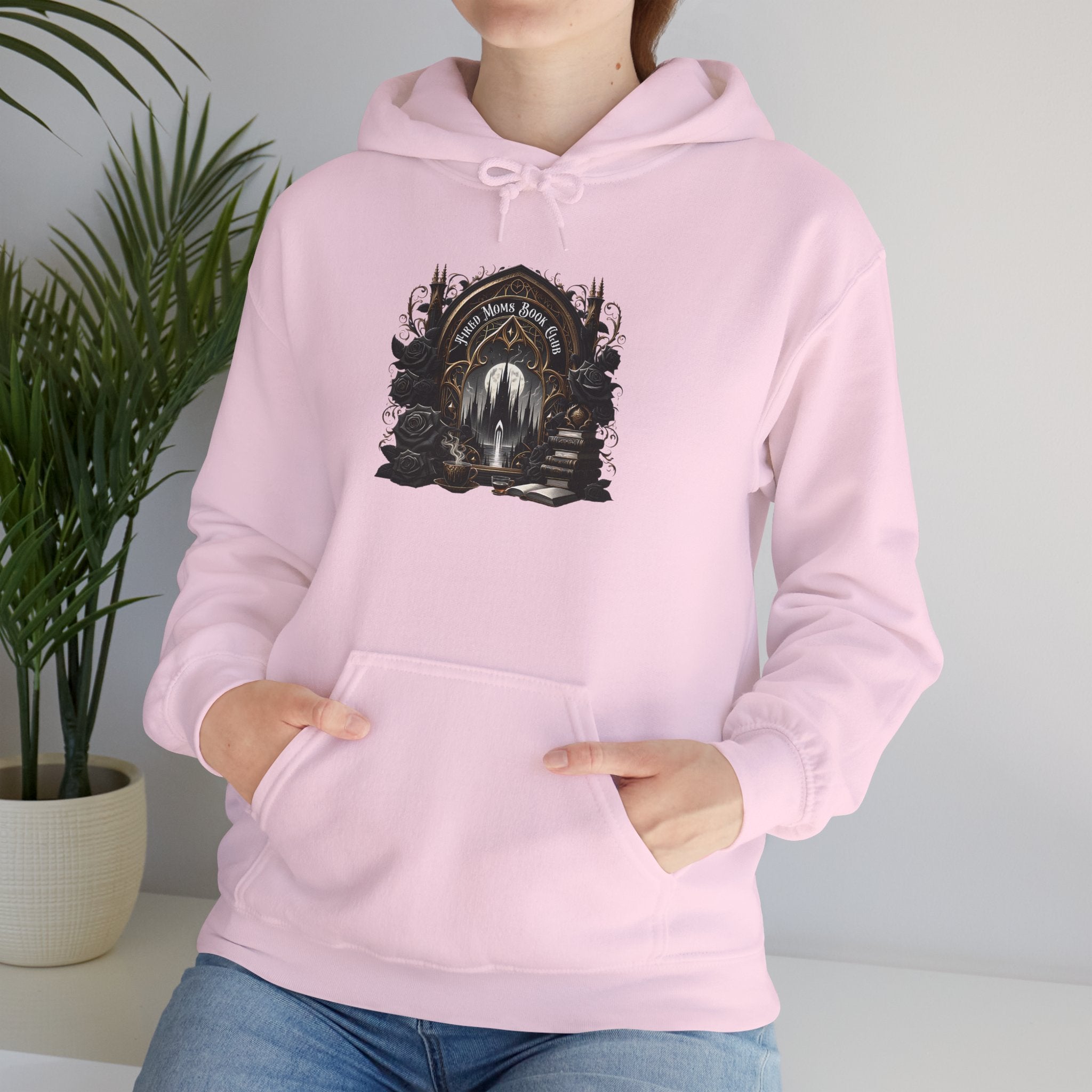 Mystic Forest Portal Hoodie — Gothic Nature Graphic Sweatshirt