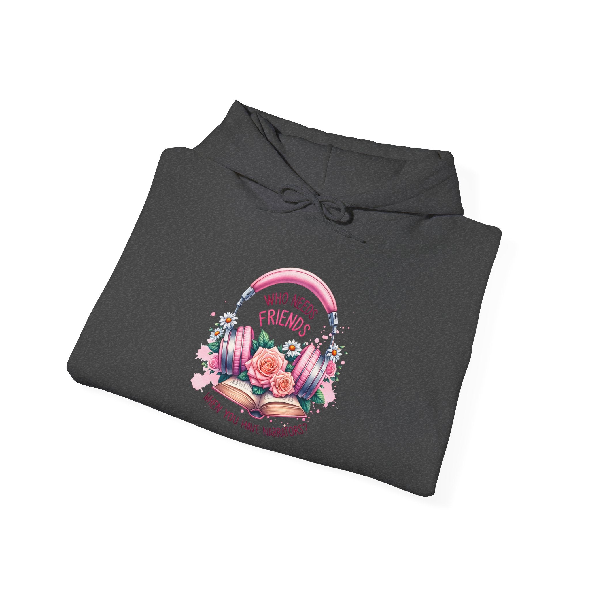 Hoodie — "You Need a Friend" Floral Comfort Pullover