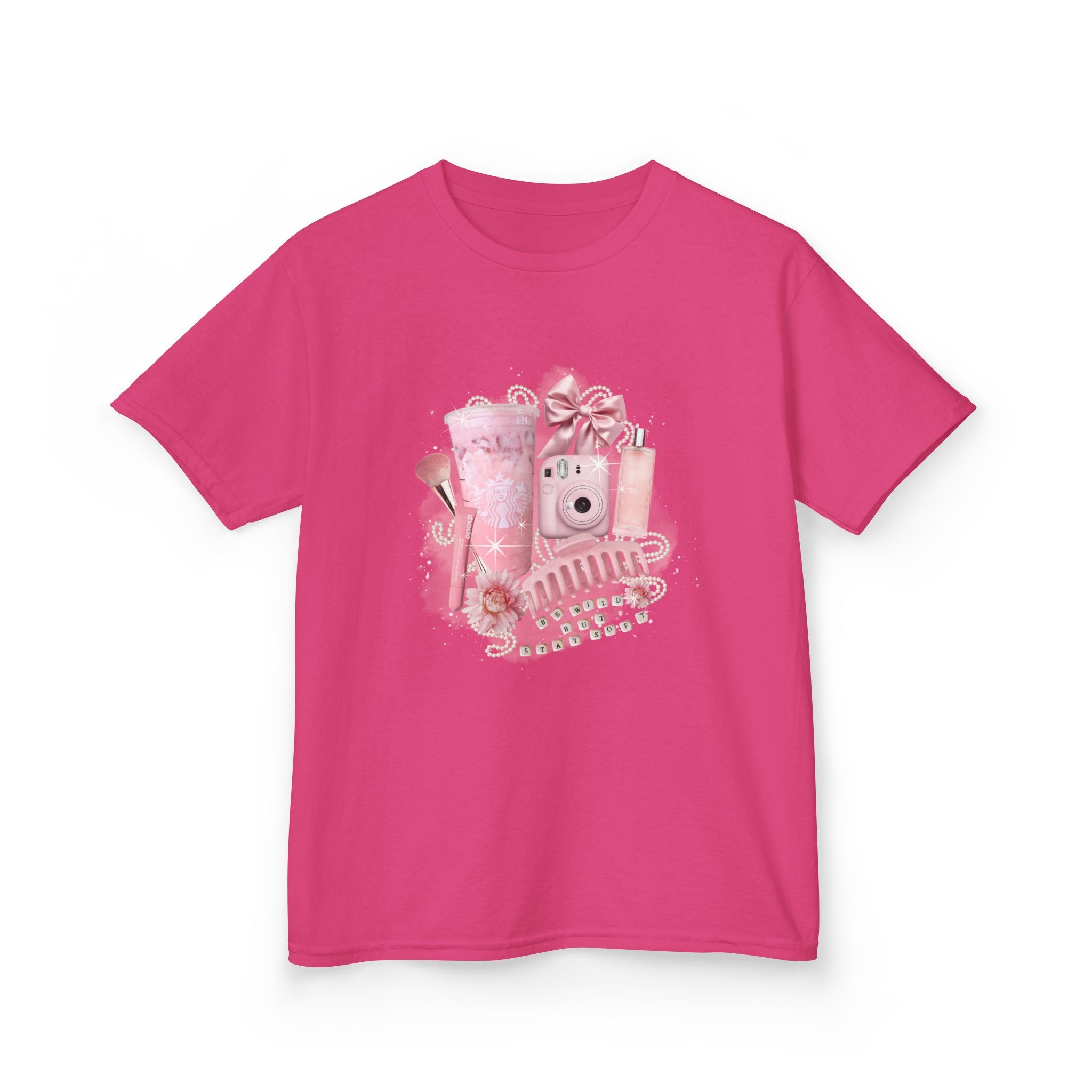 Kids Pink Cozy Slumber Party Graphic Tee