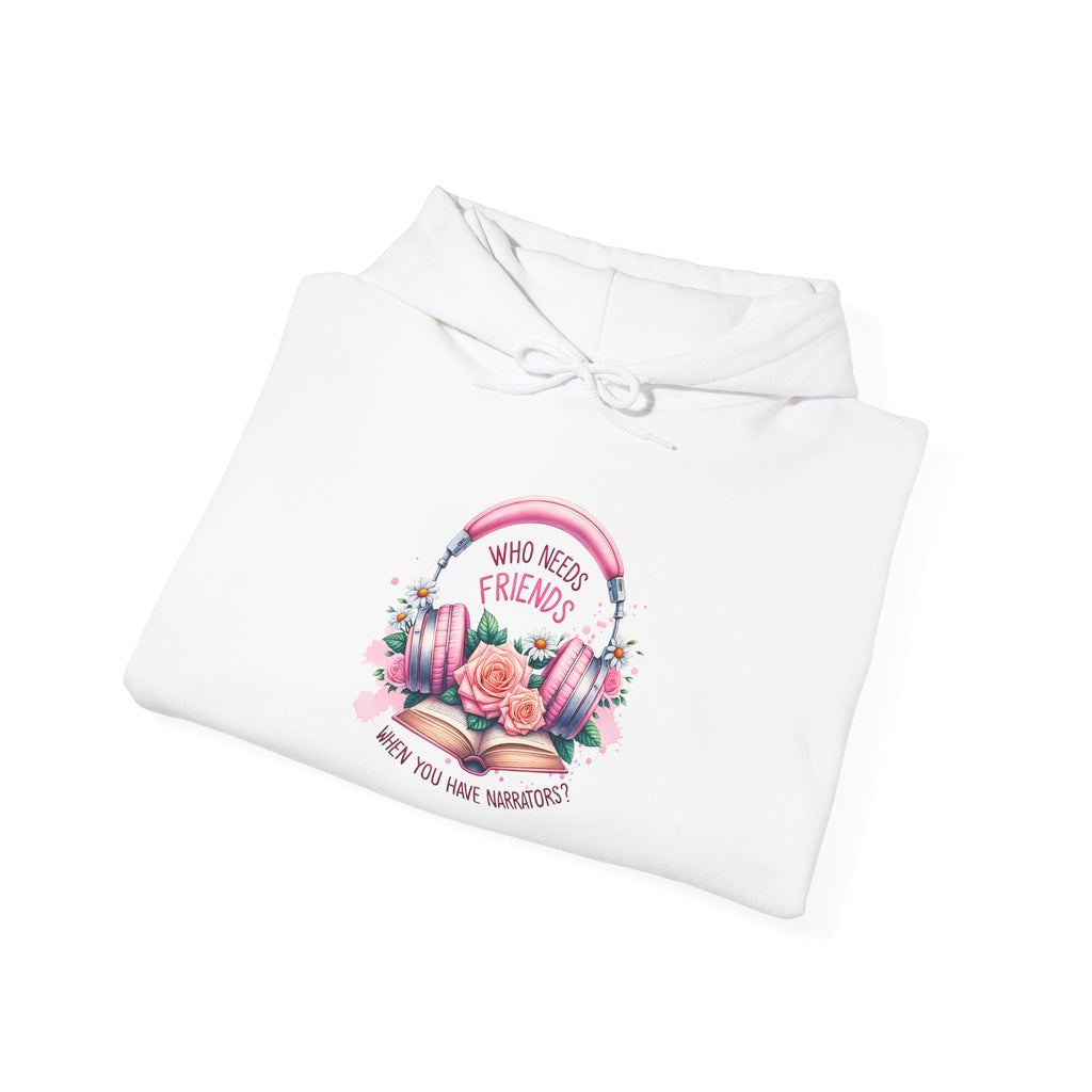 Hoodie — "You Need a Friend" Floral Comfort Pullover