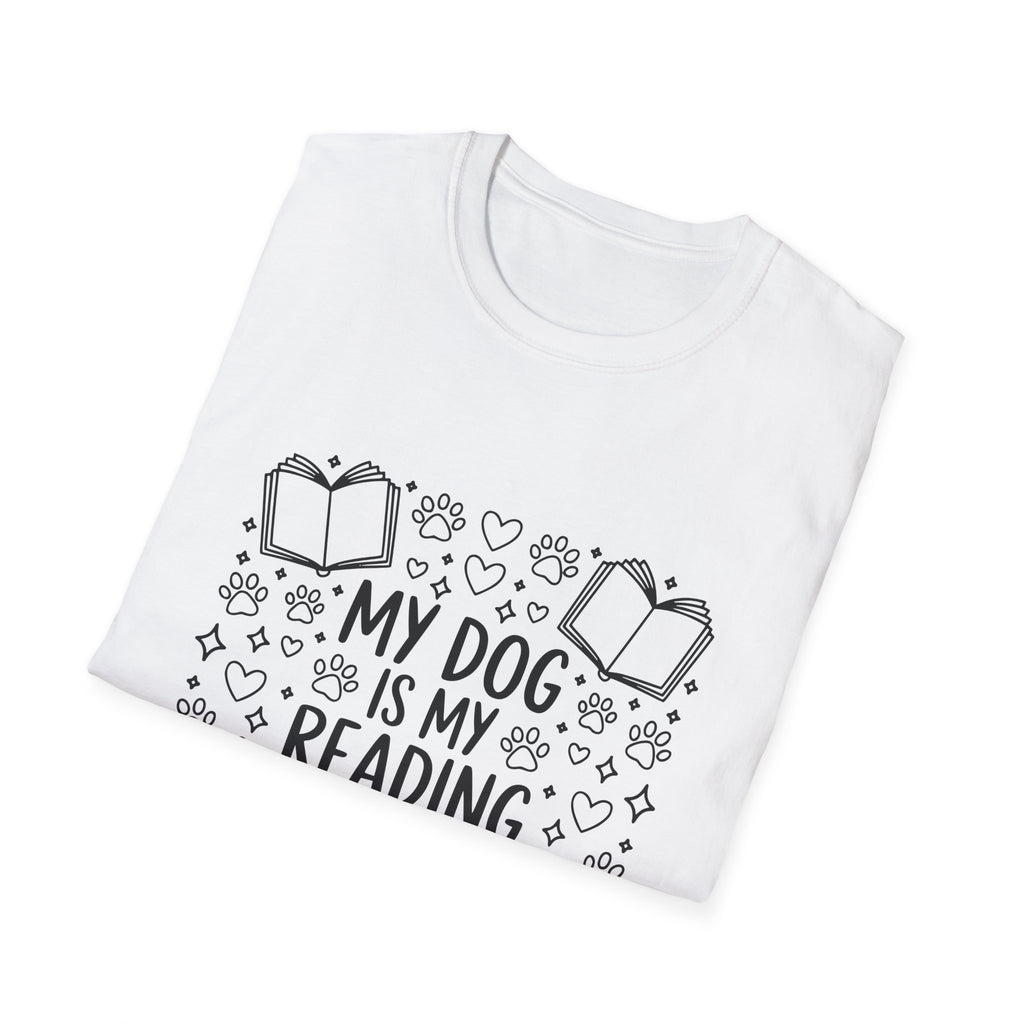 My Dog Is My Reading Buddy T-Shirt — Cute Book Lover & Dog Mom Tee