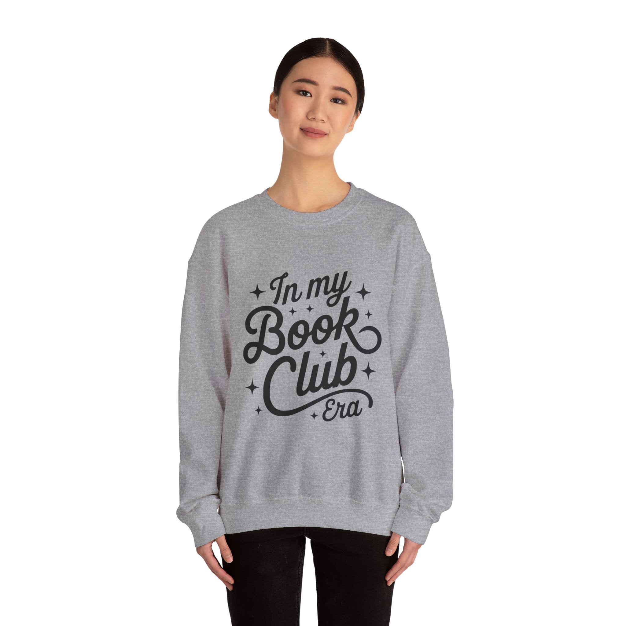 Book Club Crewneck Sweatshirt — "In My Book Club Era" Cozy Reader Pullover