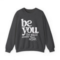 White Crewneck Sweatshirt — Classic Plain Pullover