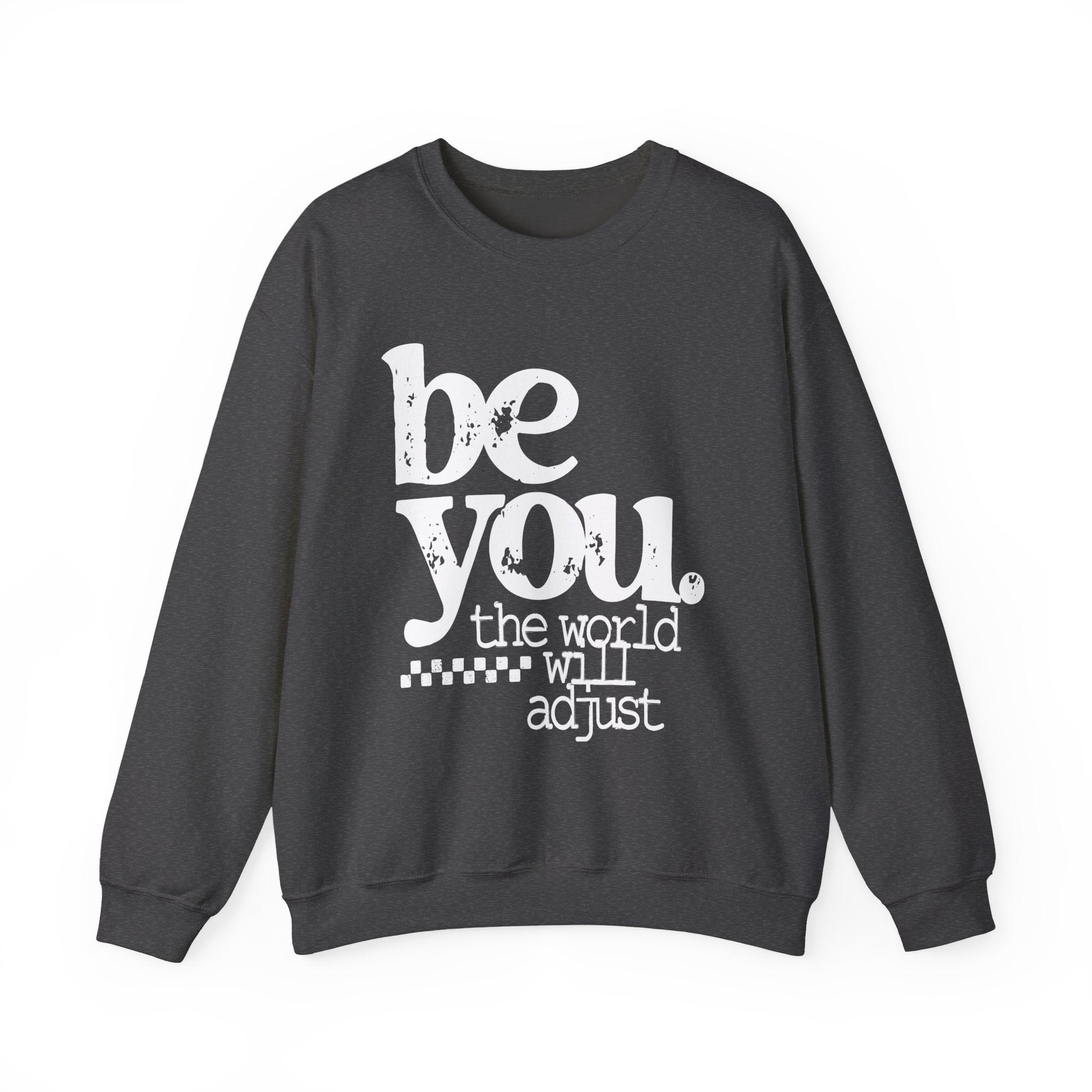 White Crewneck Sweatshirt — Classic Plain Pullover