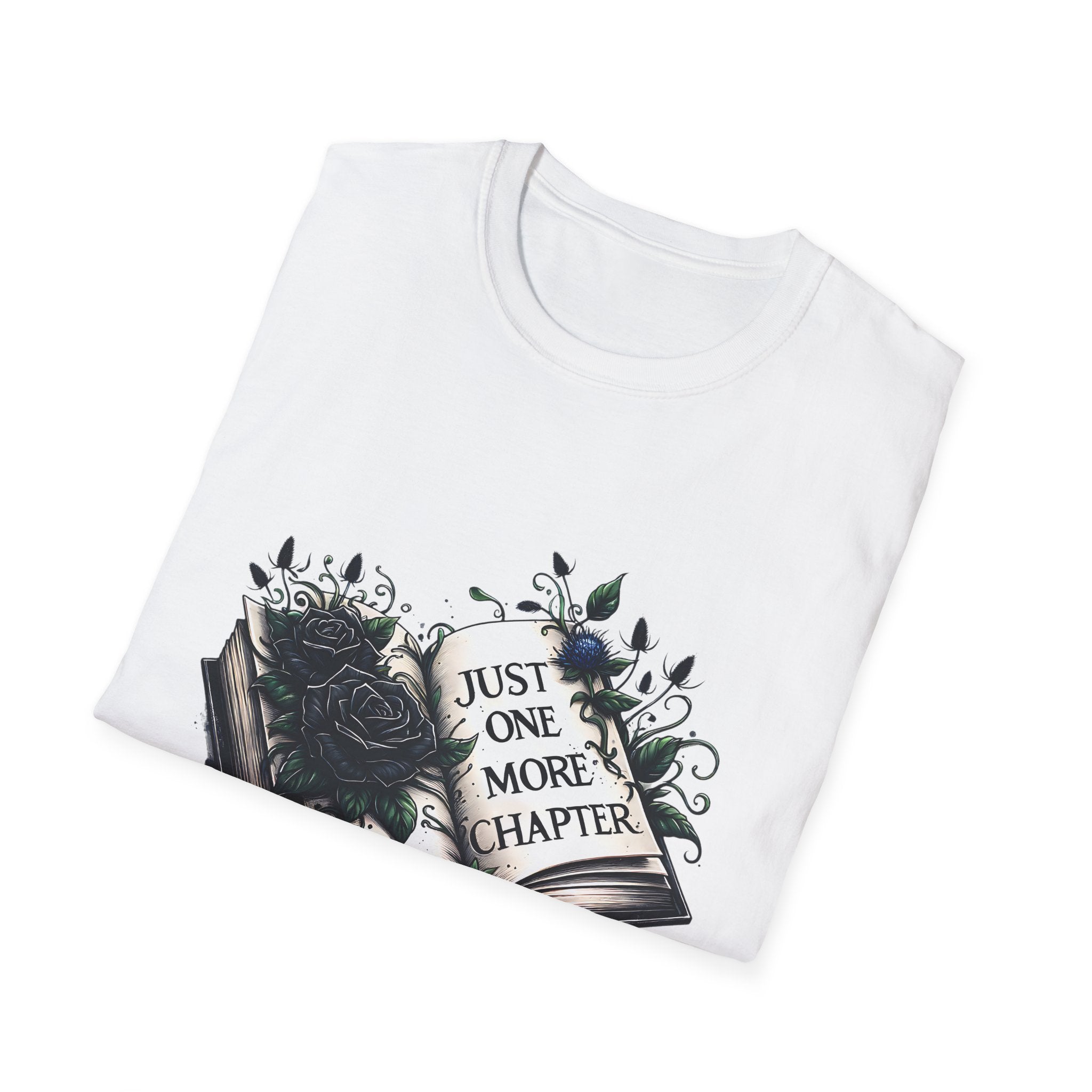 T-Shirt — "Just One More Chapter" Book Lover Tee