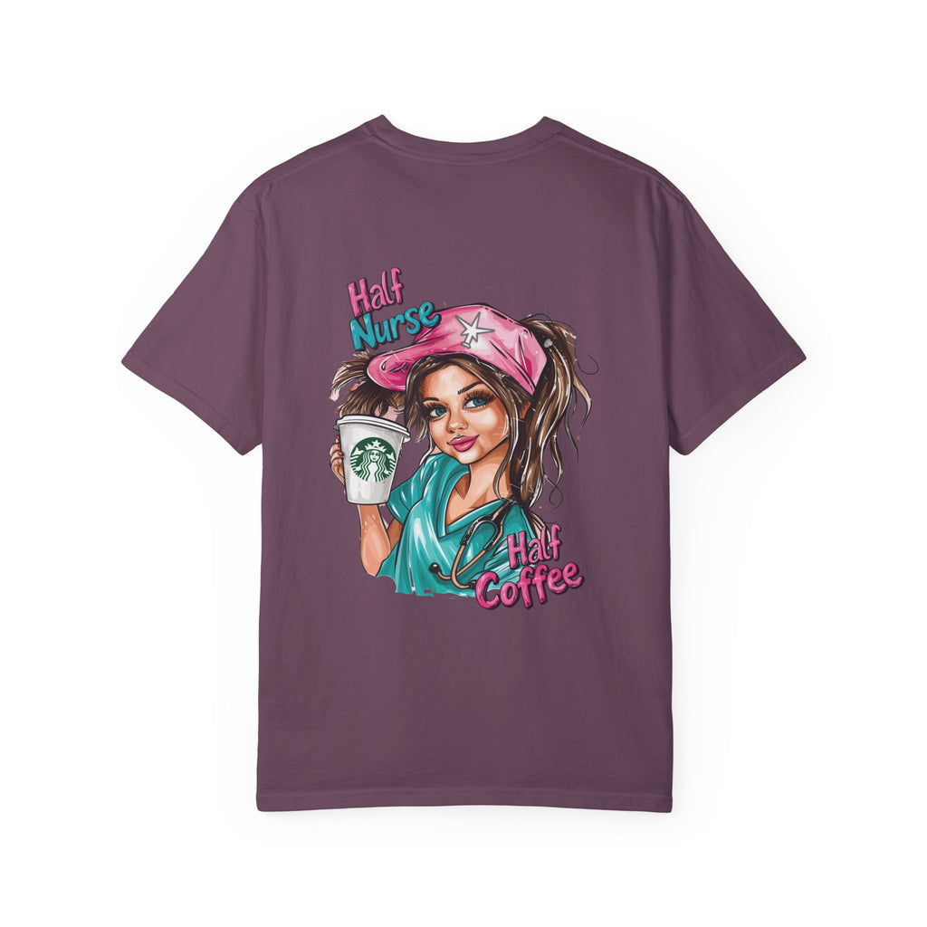 Half Nurse Half Coffee T-Shirt