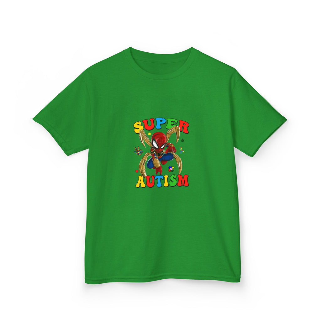 Kids T-Shirt — "Super Autism" Colorful Puzzle Bunny Tee