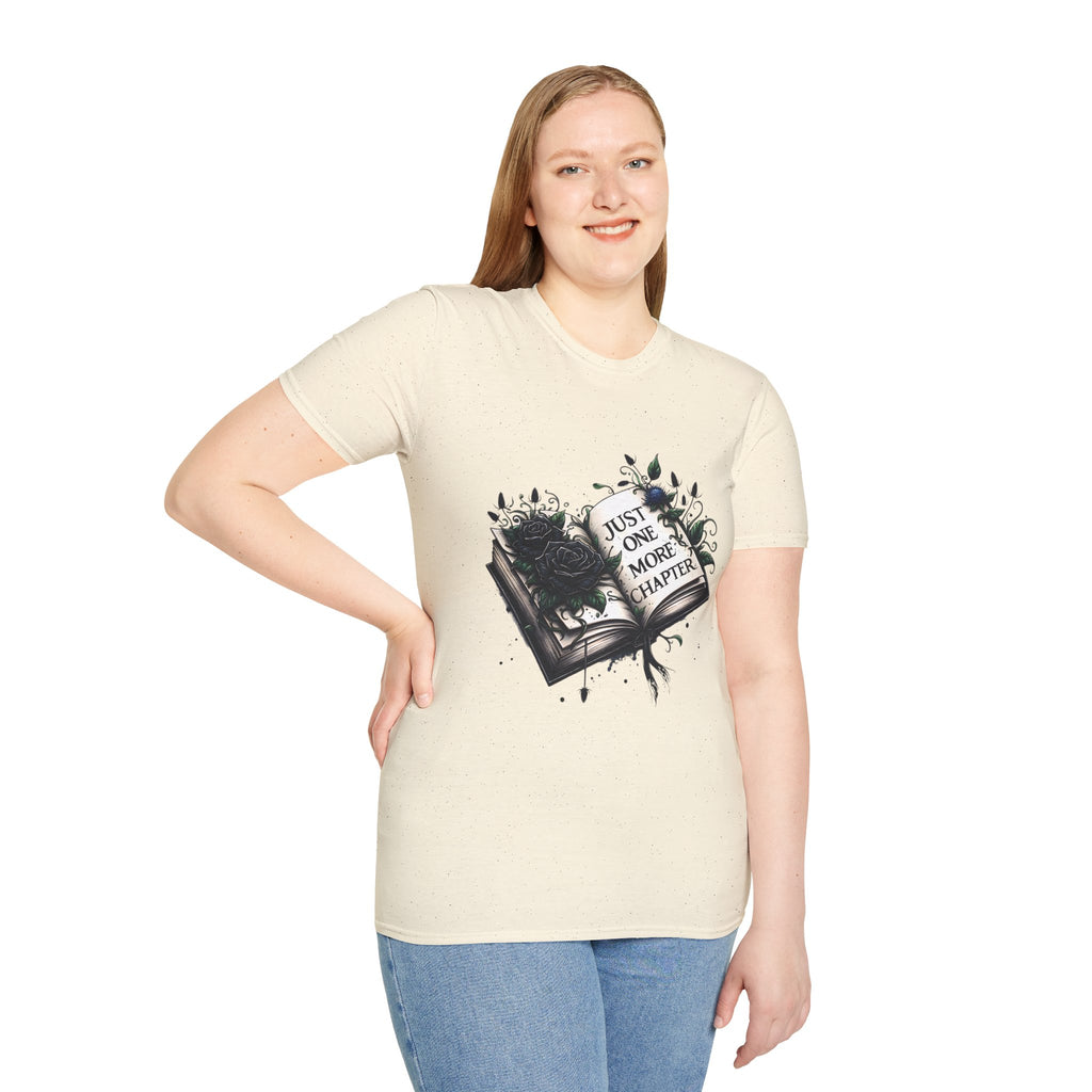 T-Shirt — "Just One More Chapter" Book Lover Tee