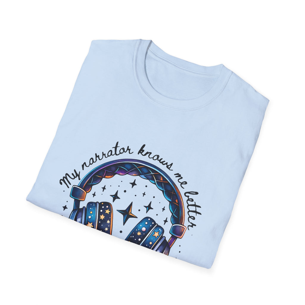 Galaxy Headphones T-Shirt — "My Headphones Brings Me Better Than My Therapist" Music Tee