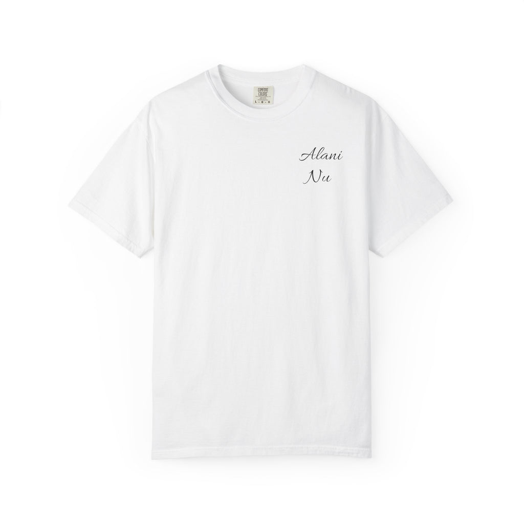 Graphic T-Shirt — Retro Tattoo Collage with 'Aloha Nui' Can