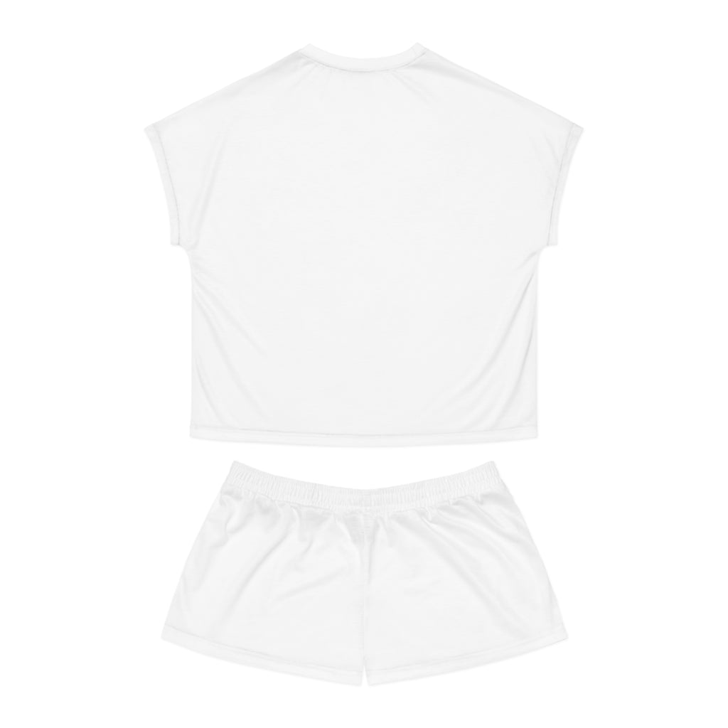 Women’s Pajama Set — 'For Keeps? For Keeps' Cozy Short Sleepwear with Playful Graphic Back